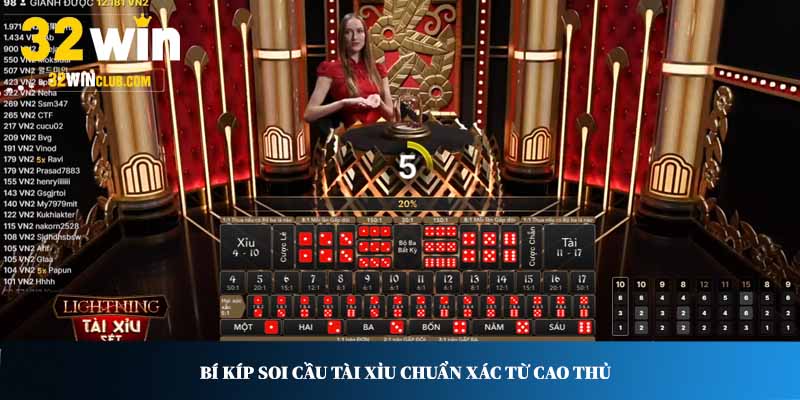 Bí kíp soi cầu Tài Xỉu chuẩn xác từ cao thủ