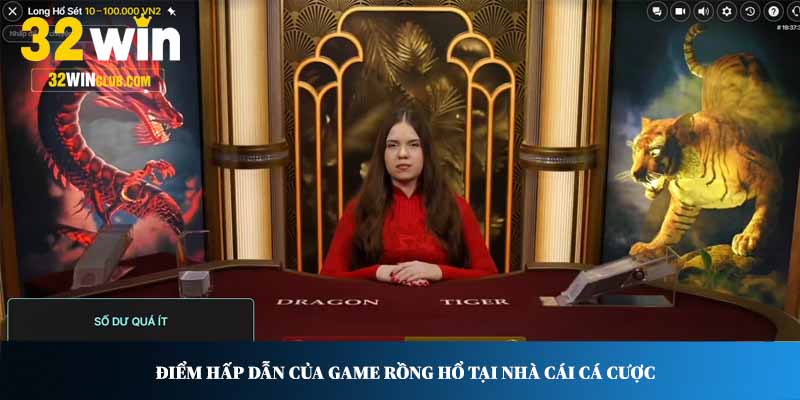 Điểm hấp dẫn của game Rồng Hổ tại nhà cái cá cược