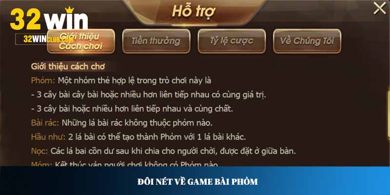 Đôi nét về game bài Phỏm